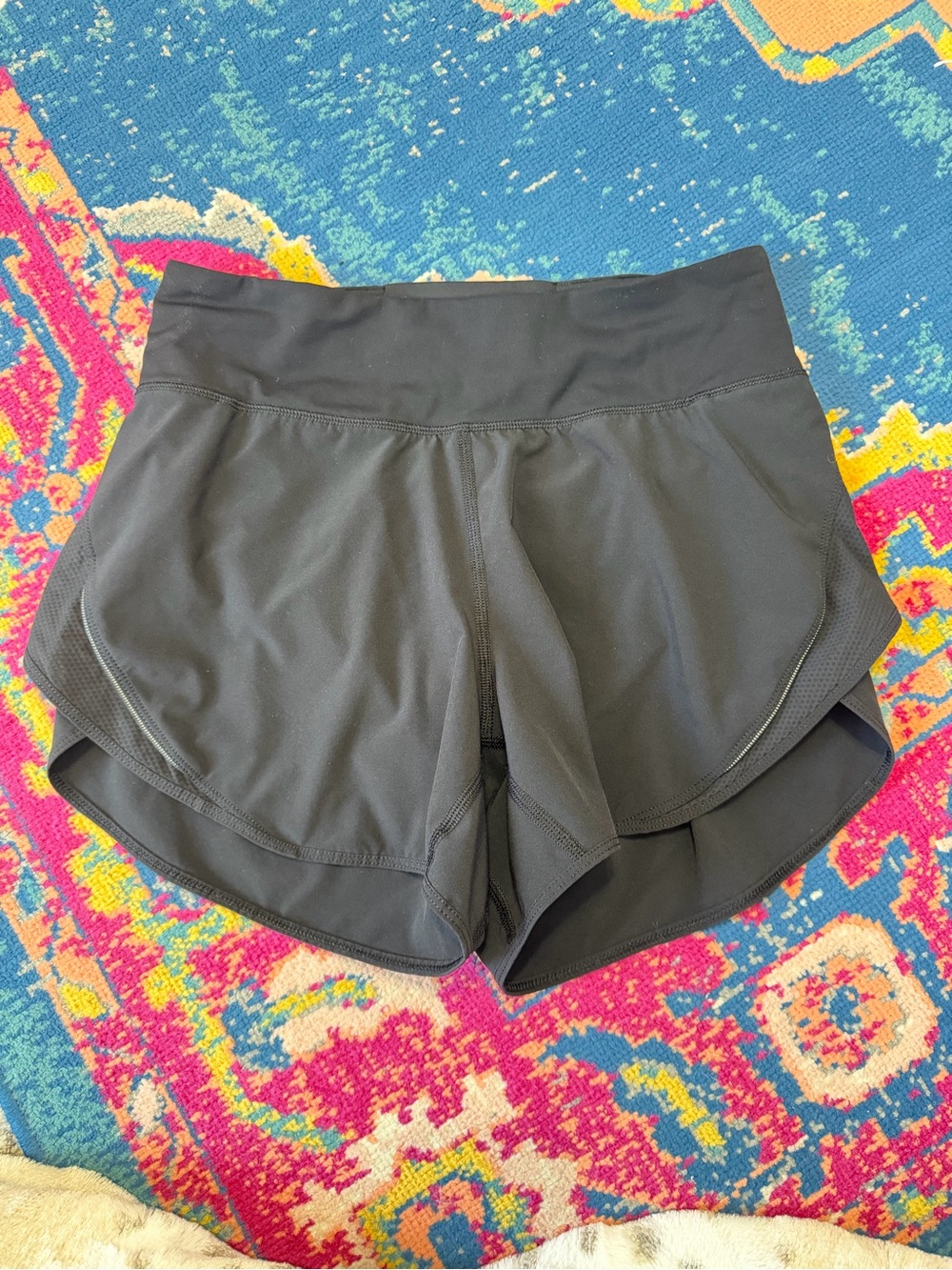 lululemon Tracker Short V 4” — the older Tracker V style size 4 black